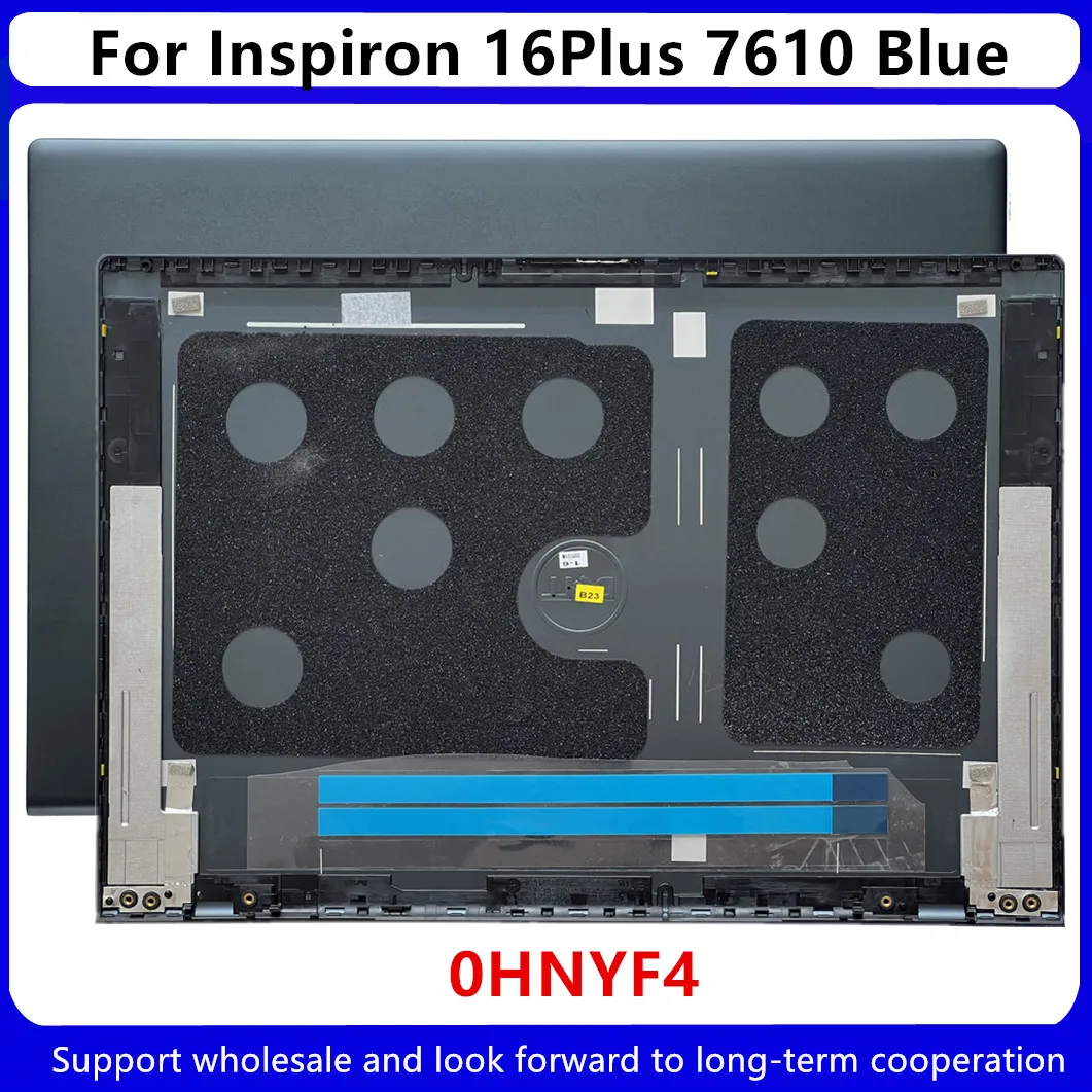 para Dell Inspiron 16plus 7610 Lcd Traseira Capa Superior Case Azul com Cola 0hnyf4 Hnyf4 Case Superior Palmrest Capa Inferior Novo - Imagem 2