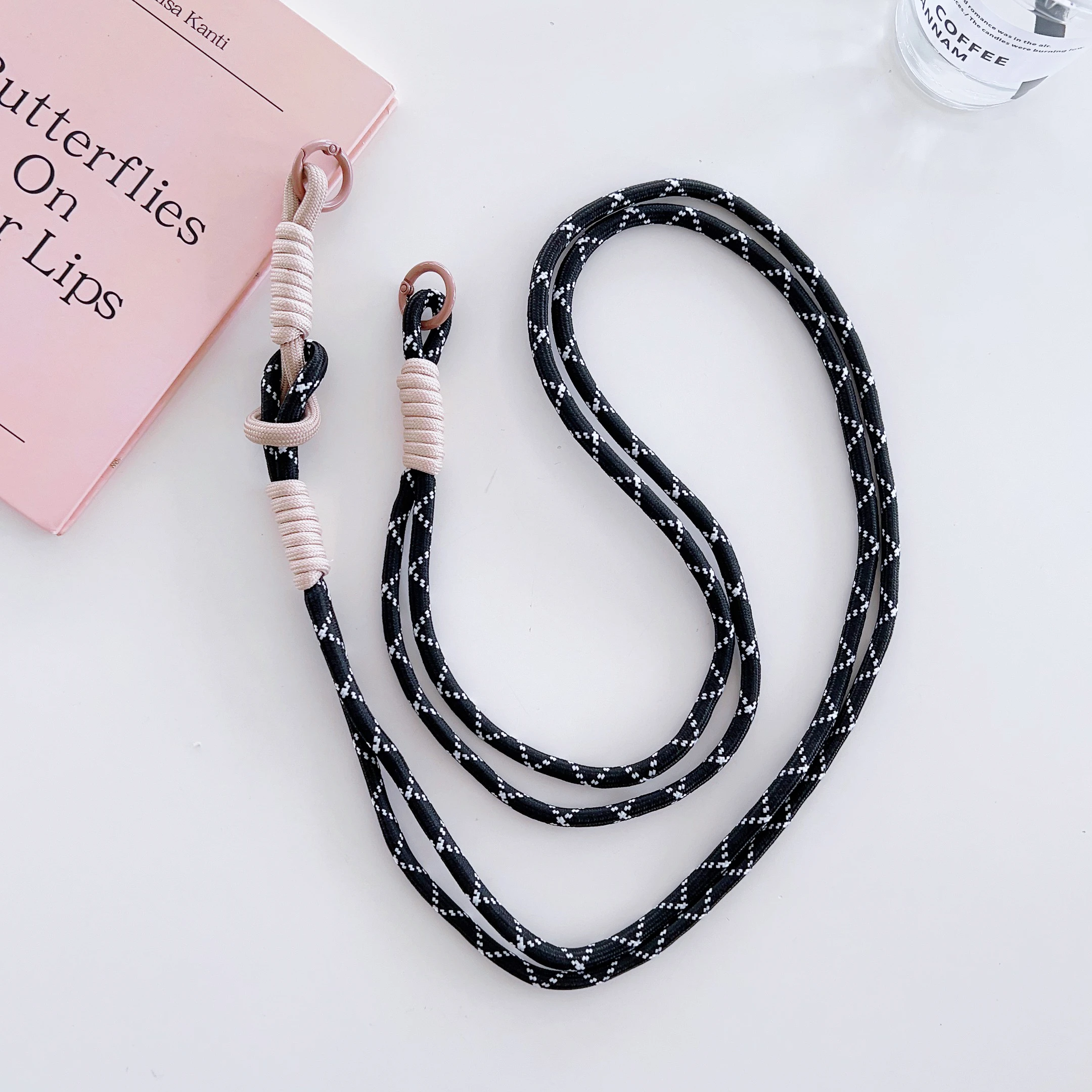 Hand-Woven Colorful Phone Lanyard Crossbody Strap