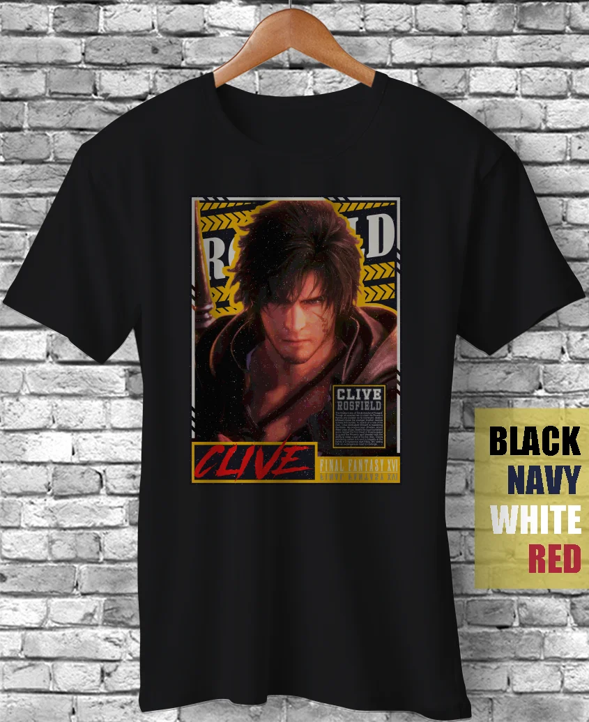 Clive Rosfield Final Fantasy Xvi Ff 16 Game Gaming Fan Regalo Divertente T-Shirt Unisex