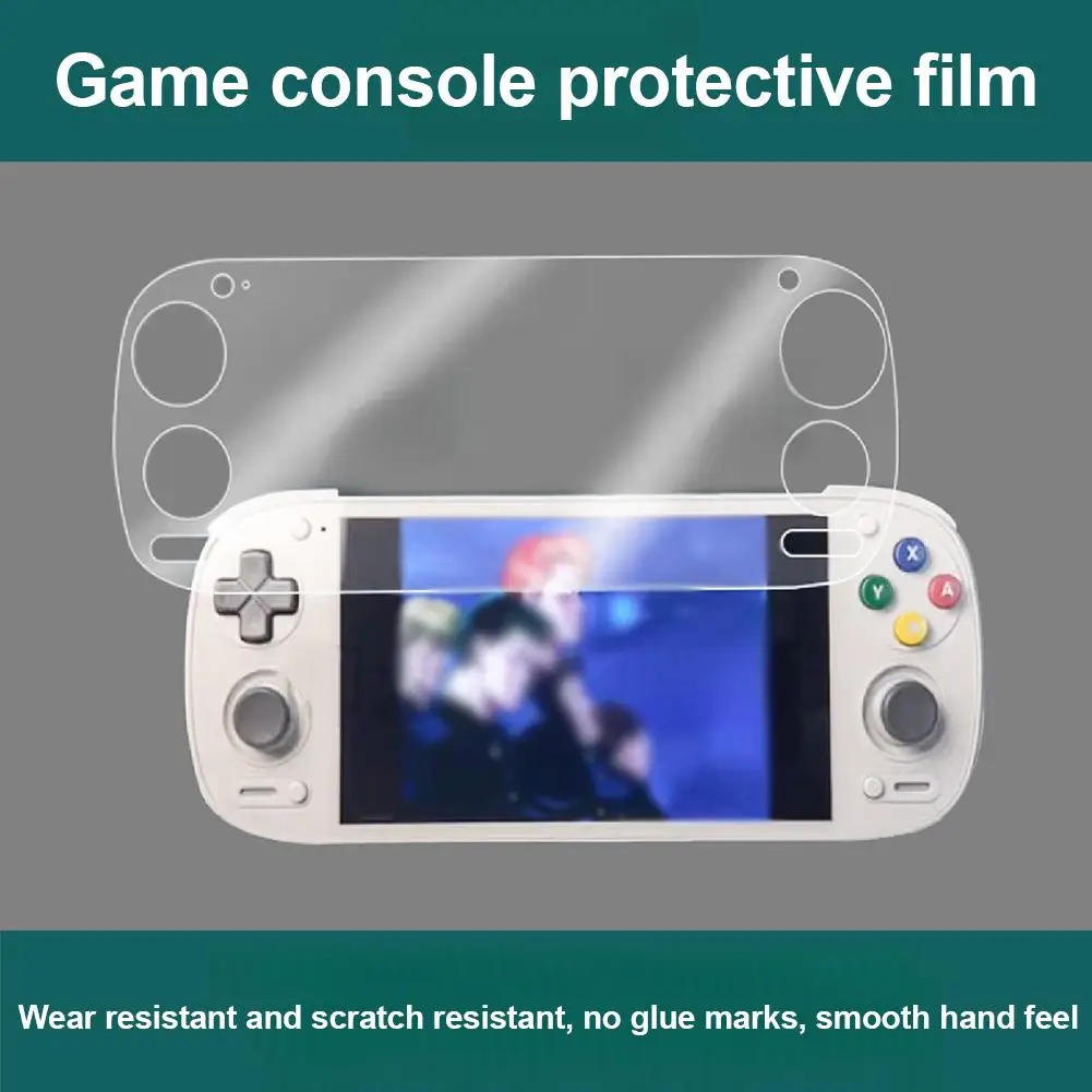 Premium Tempered Glass Screen Protector for Handheld Game Console - 5 Inch Full Cover HD Clear Film Guard