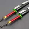 Demon killer Weapon Uzui Tengen Nichirin Blade The Sound Hashira Anime Peripheral Katana Sword Metal Weapon Model Boys Gift Toys 3