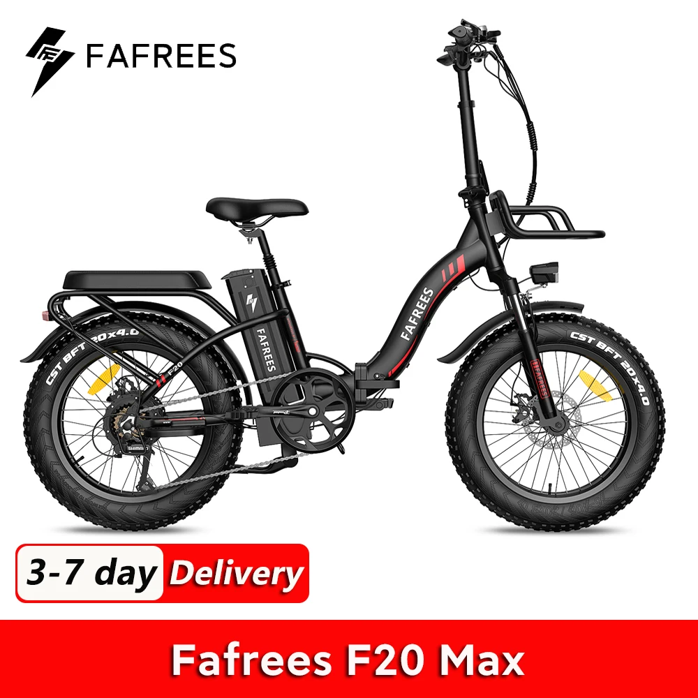 Fafrees F20 Max Bicicletta Elettrica Pieghevole 500W 48V 22.5Ah 20 Pollici Mtb Mountain Bike Outdoor Fat Ebike Per Adulti
