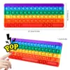 Keyboard Push Bubble Fidget Sensory Toys Rainbow Popping Silicone Game Toy Anxiety & Stress Reliever Autism Toy for Kids and Adu 6