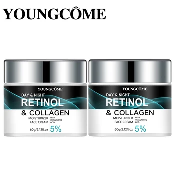 2 pezzi di crema al retinolo promuove l'elasticità della pelle lucentezza nutriente nutriente blocco dell'umidità per migliorare la struttura della pelle anti-età 1
