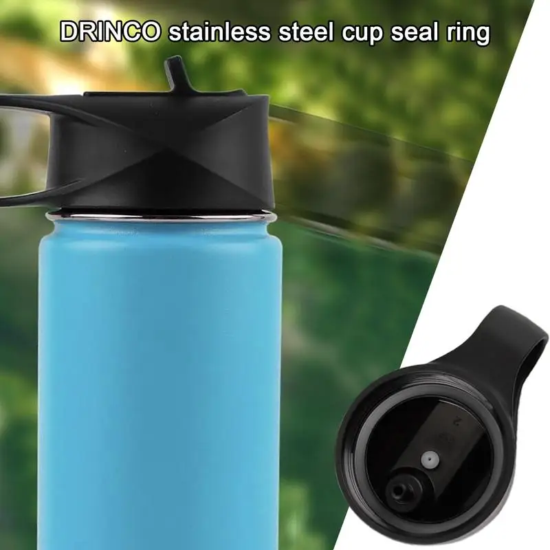 Water Bottle Vent Hole Gasket Vent Hole Gaskets Replacement Food-grade Silicone Cup Lid Gasket Rings Fits 14/18/22/32/40/64oz