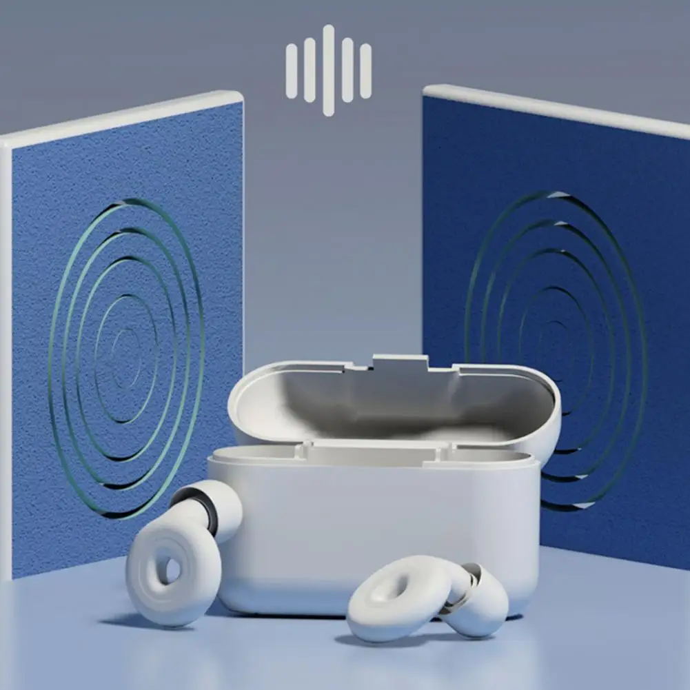 

Удобные шумоподавляющие беруши, Супермягкие силиконовые беруши с шумоподавлением и Nrr 25 дБ для работы, учебы, сна