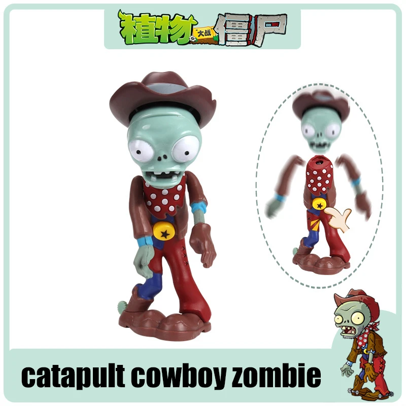 Plants vs Zombies Anime Action Figure Set: Conehead, Buckethead, Crazy Dave & Pirate Zombie Toy Collection