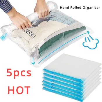 5-Piece Travel Compression Vacuum Bags 1