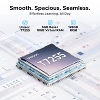 Tablette intelligente DOOGEE U12, écran 12'', 24 Go de RAM (6 Go + 18 Go), 128 Go, batterie 9000 mAh, UNISOC T7255, Android 16, Widevine L1 6