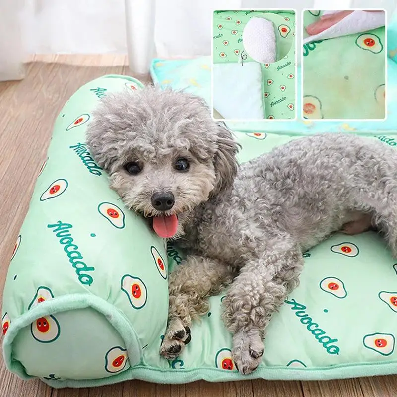 

Dog Cooling Mat Summer Pad Pet Mat Bed for Dogs Cat Blanket Sofa Breathable Summer Washable Pet Supplies Accessories