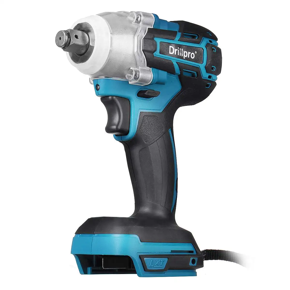 Cordless Impact Wrench Driver Brushless Motor 1/2 Square Kunci Listrik