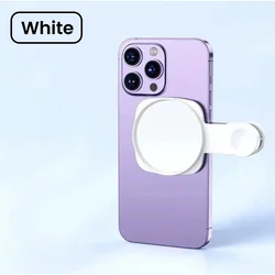 Universal Smartphone Camera Lens Clip Kit for Enhanced Selfies and Live Streaming (White)