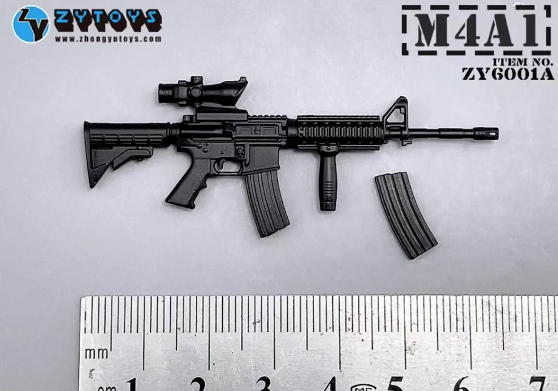 

ZYTOYS масштаб 1/12, модель оружия Sodier M4A1 для куклы Figma 6 дюймов