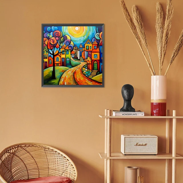 Kit Diamond Painting 5D - 30x40cm, Con Strass E Attrezzi, Per Decorazione Casa Fai Da Te