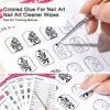 12Pcs Nail Art Training Card Reusable Nail Design Practice Sheet Fingernail Pattern Template Exercise Book Manicure Drawing Tool 2