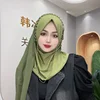 2025 Dubai Fashion School Girls Women Muslem Hijab Long Wraps