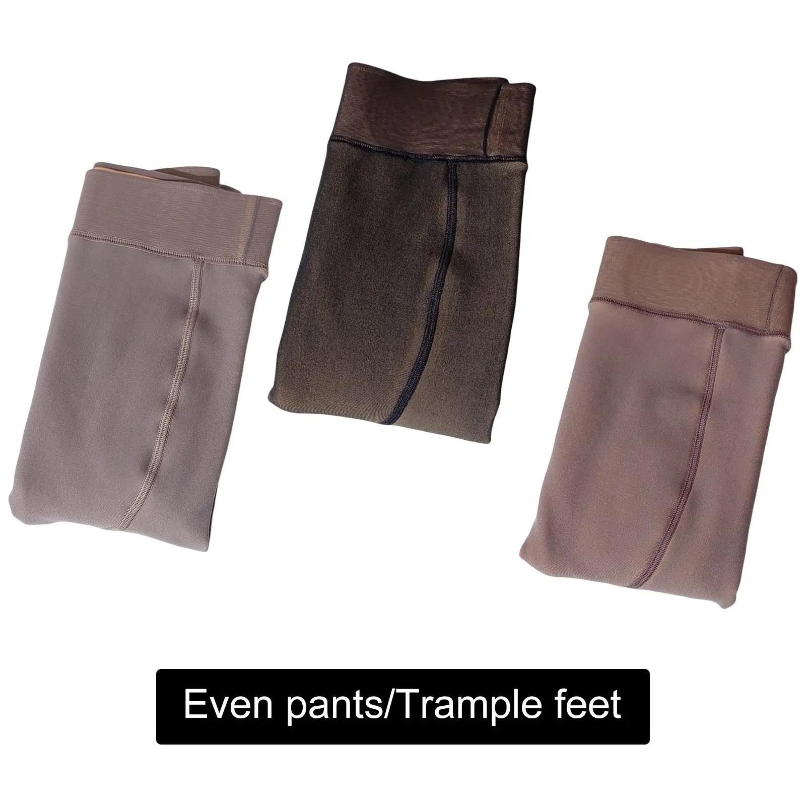 

Women Fleece Lined Tights Stretchy Thermal Pantyhose Slim Warm Leggings