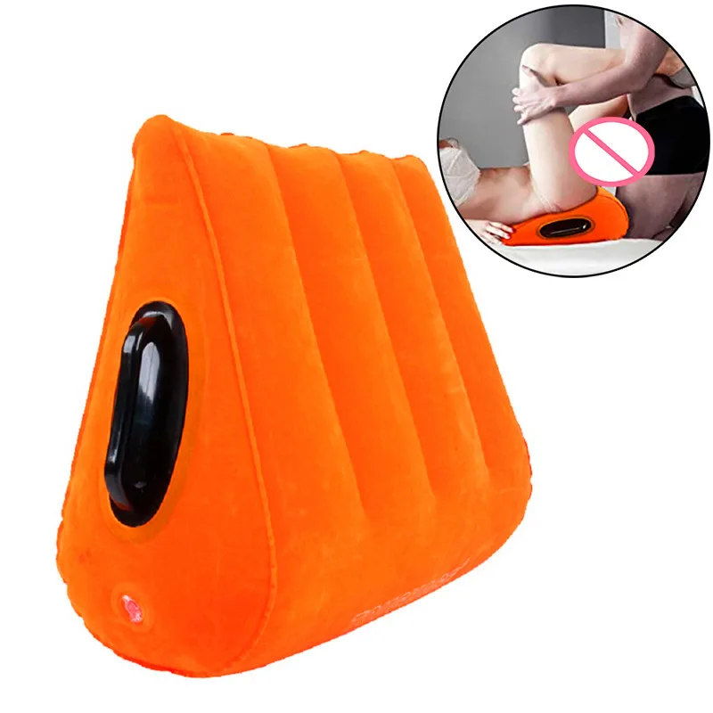 Home Gift Sex Bed Pillow Love Toys For Sexy Inflatable Pillows Wedge Triangles Position Erotic Cushion Sex Shop Adults Pillows
