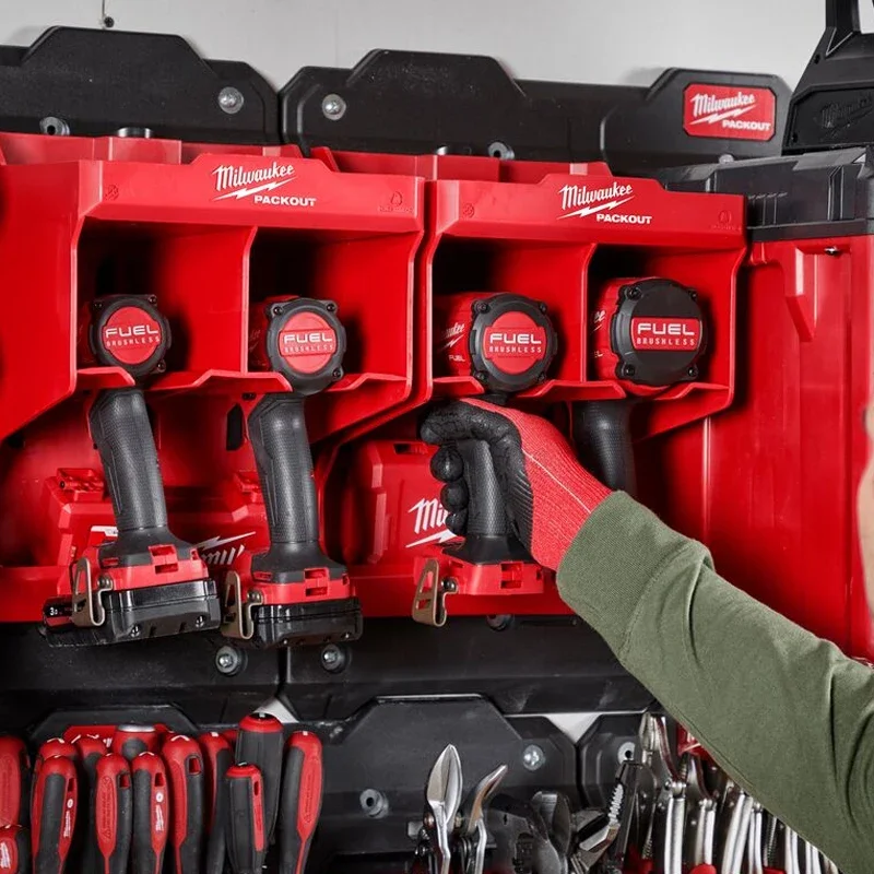 Milwaukee キャンプセット MILWAUKEE PACKOUT™ Wall System Milwaukee Tool Accessories Straight