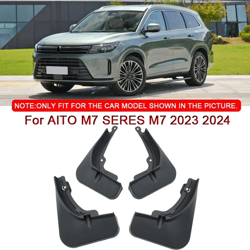 

Автомобильный Стайлинг, брызговики из АБС-пластика, брызговики, брызговики, передние и задние брызговики для AITO M7 нести M7 2023 2024, автомобильные аксессуары