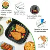 Air Fryer Baking Rack Metal Square/Round/Rectangle Oven Grill Racks Airfryer Accessories for Cosori,Instant Vortex,Gourmia,Foodi 5