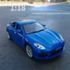 1:18 Porsche Panamera Alloy Car Diecast Model Simulation Sound & Light Pull Back Vehicle Home Decoration Toys for Childrens G37 2