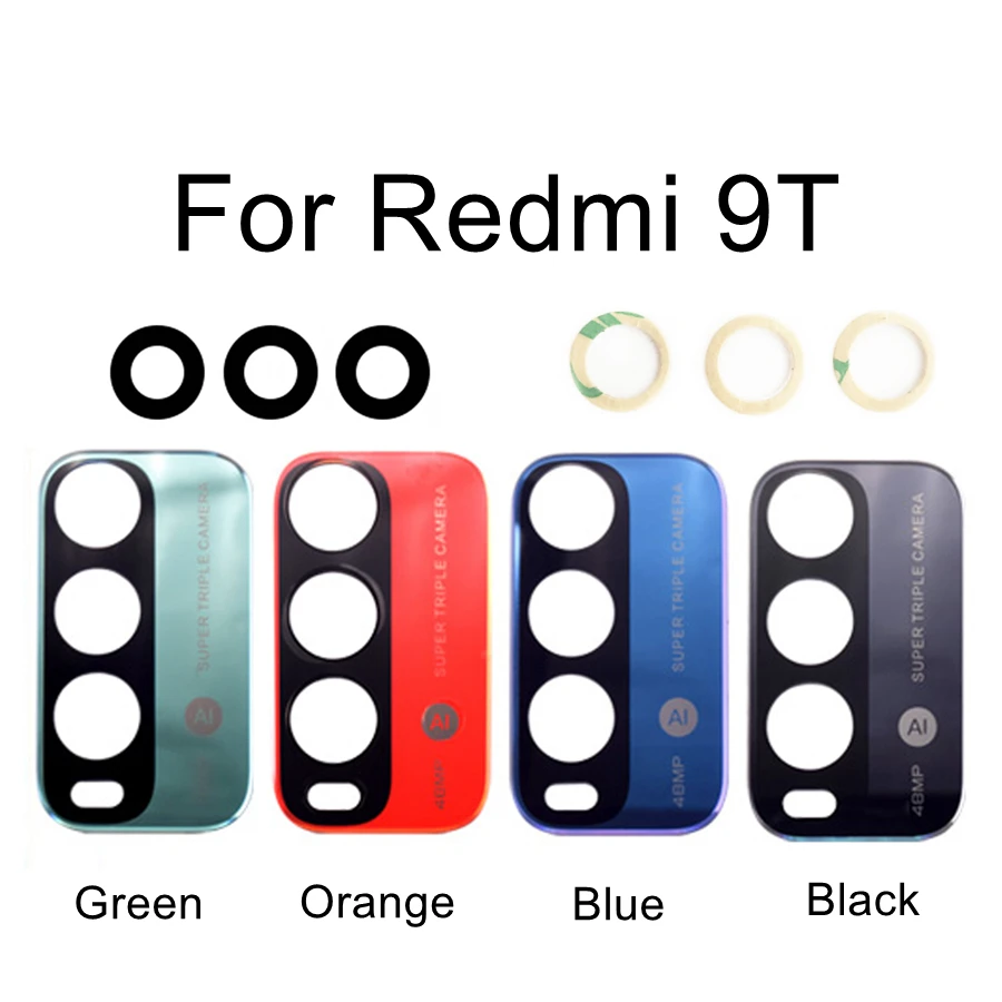 2pcs/lot Rear Back Camera Glass Lens Cover For Xiaomi Redmi 9A - Main Image