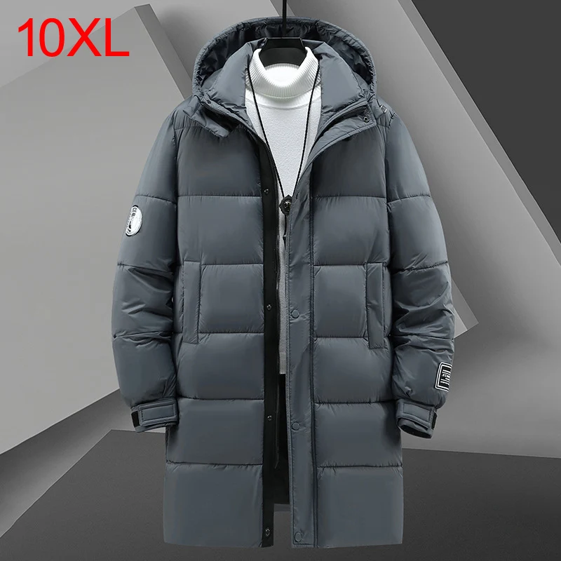 Large size Down jacket Outdoor Leisure Men's clothes Winter Medium and long section Cotton clothing main image 1