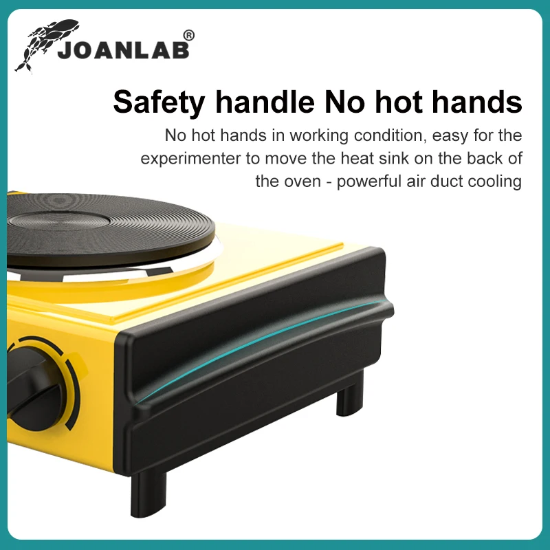 JOANLAB 220V Kitchen Mini Electric Stove Electric Furnace Hot Coffee Water Milk Cooking Cooker Hot Plate Beaker Heater Lab 1000W