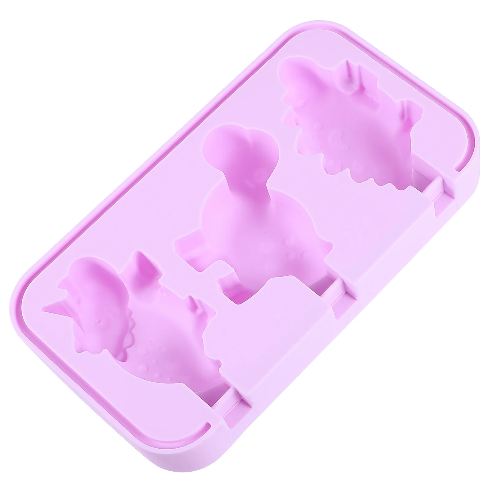 

Dinosaur Silicone Mold Kitchen DIY Handmade Popsicles Molds Lolly Mould Cube Chocolate Supplies Silica Gel Cream