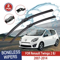 Wiper Blades For Renault Twingo 2 BJ 2007-2014 Front  Windshield Clean Window Windscreen Auto Parts Car Rain Brushes 24''+16'' 1