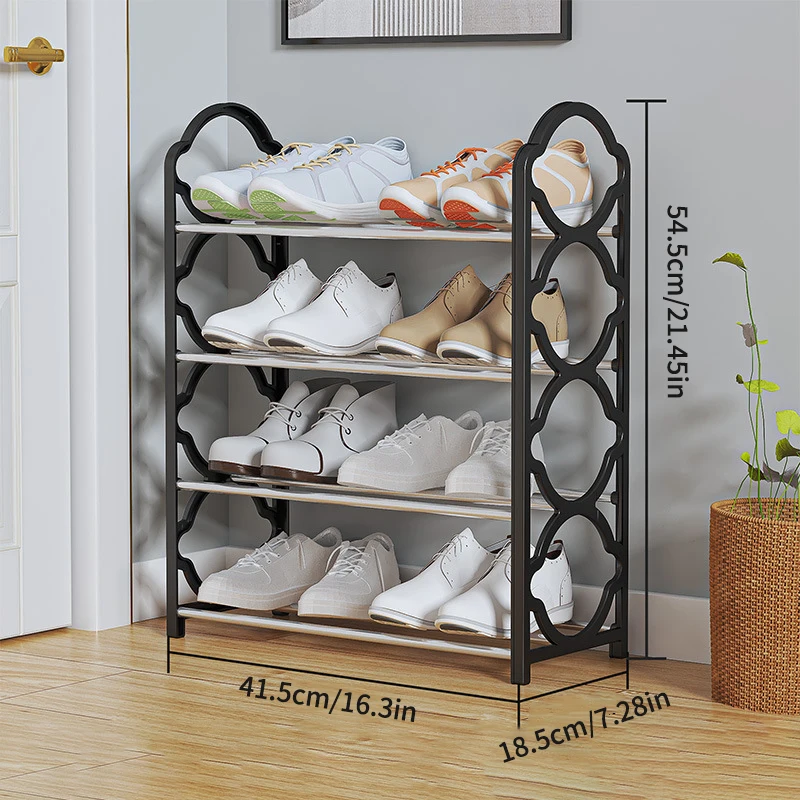 Multi-Layer Dustproof Shoe Rack Simple Space Saving Storage Home Organization