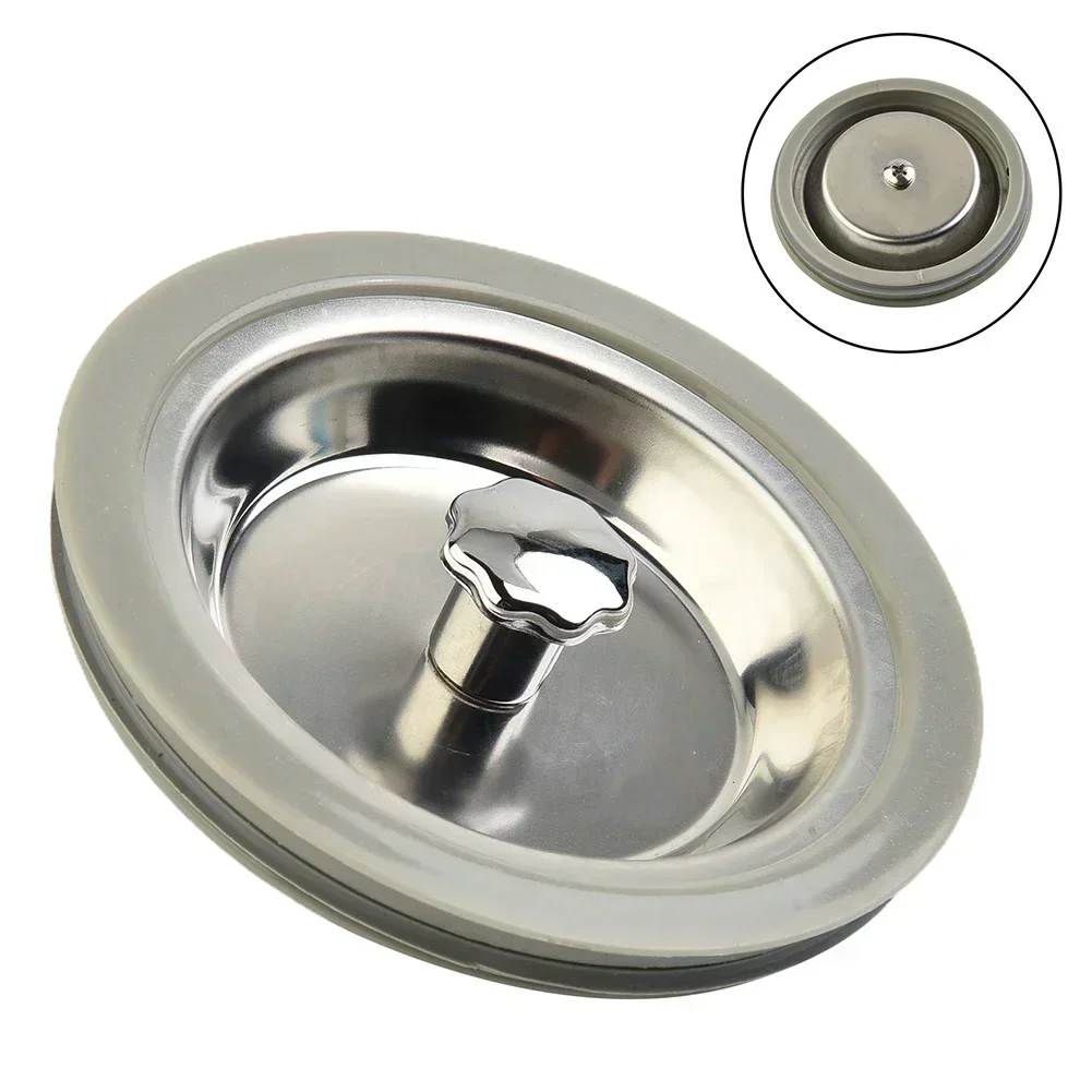 Sink Plug Drain Stopper 1 Pc 82mm Diameter Bathroom Bathtubs Drains Easy To Clean For Kitchen Sinks Laundry Sinks
