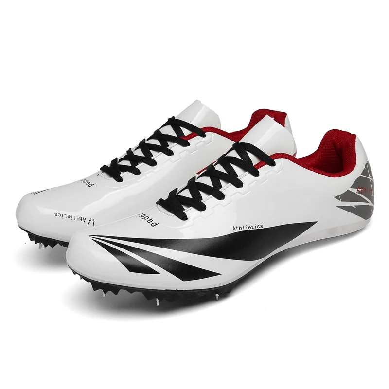 Sprint Sneakers 8 Spikes Athletic Shoes for Men Track Field Running Jumping Training