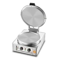 220v 3KW Pancake Machine Stainless Steel Double Heating Frying Machine For Dumpling Fryer Automatic Constant Temperature 1