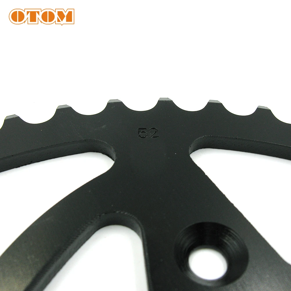 OTOM Motorcycle 45/47/49/51/52T Rear Sprocket Lightweight Steel Chain Plate For HONDA CR125/250R CRF250F CRF250X/RX CRF450 XR400