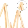 1pcs Natural Wood Mini Easel Frame Tripod Display Holder Meeting Wedding Table Name Card Stand Children Painting Display Craft 5