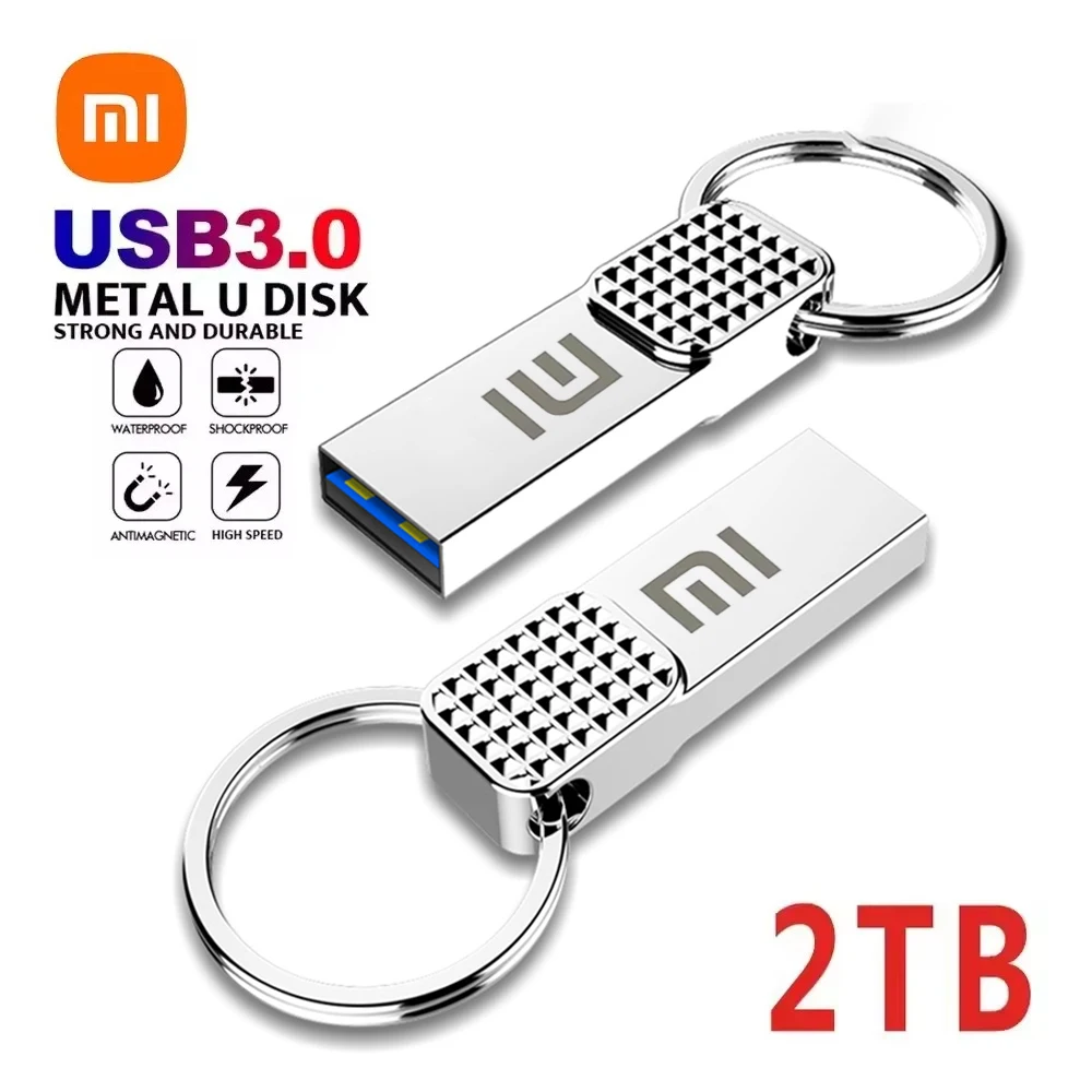 Flash drive Xiaomi 2TB 1TB Original USB 3.0 High speed Metal waterproof Type C For computer storage devices