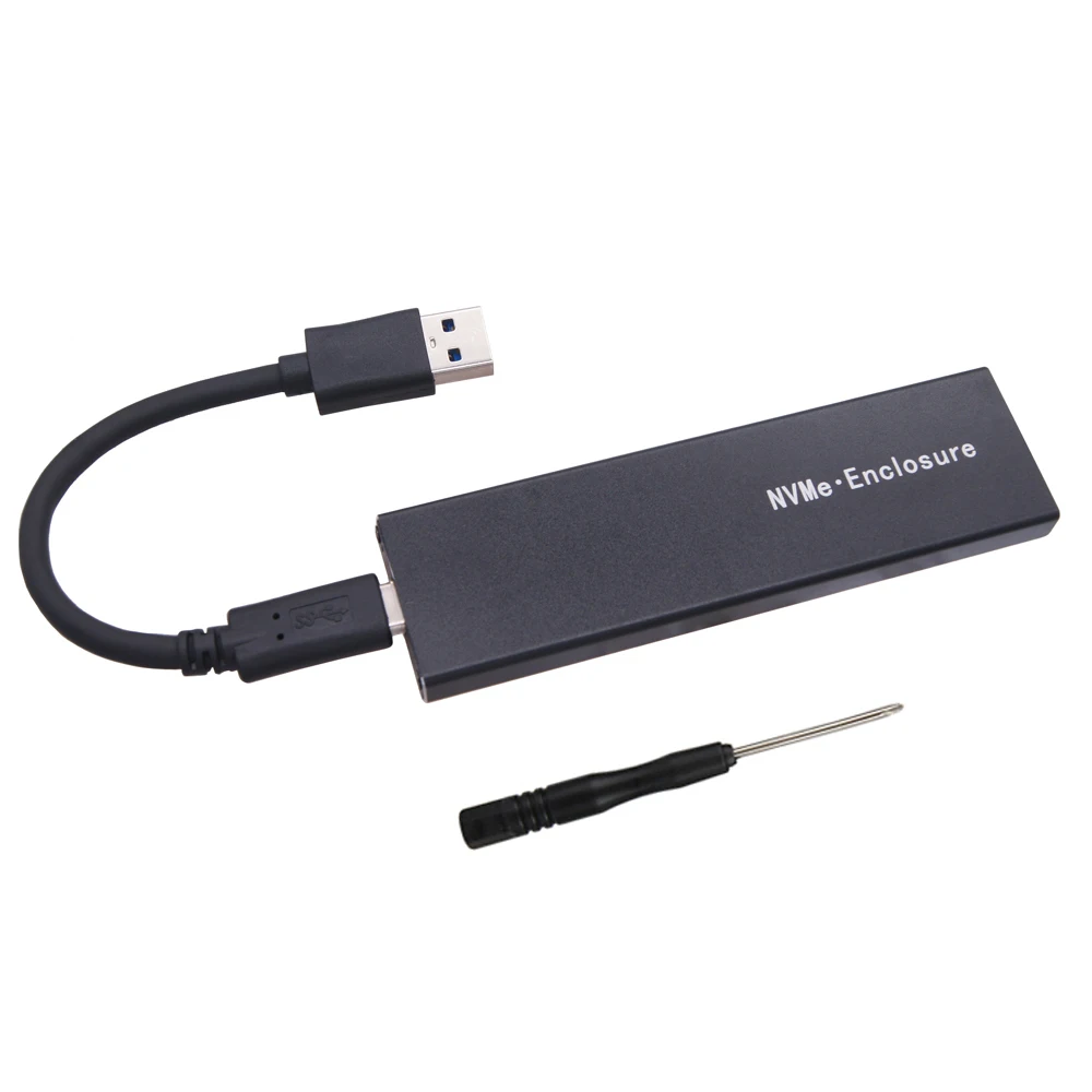

M2 SSD чехол RTL9210B M.2 NVMe/SATA-Base SSD корпус 10G M.2 SSD к USB 3,1 Box Type-A к Type-C кабелю для M2 SSD