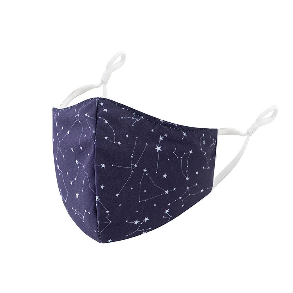 Adult Print Reusable Washable Breathable Windproof Dust-Proof Face Mask