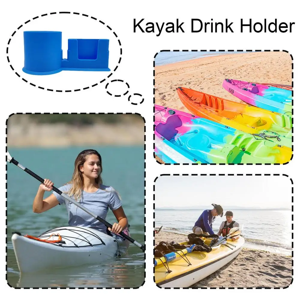 Description Picture 5 of itemKayak Drink Holder Surfboard Bottle Cup Holder Kayak Rope Binding Drink Holder Kayak Accessories Phone Holder Easy Installation