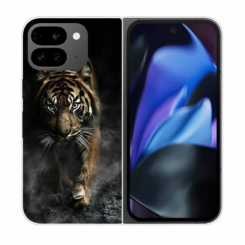 Clear Hard PC Back Cover with Cartoon Design