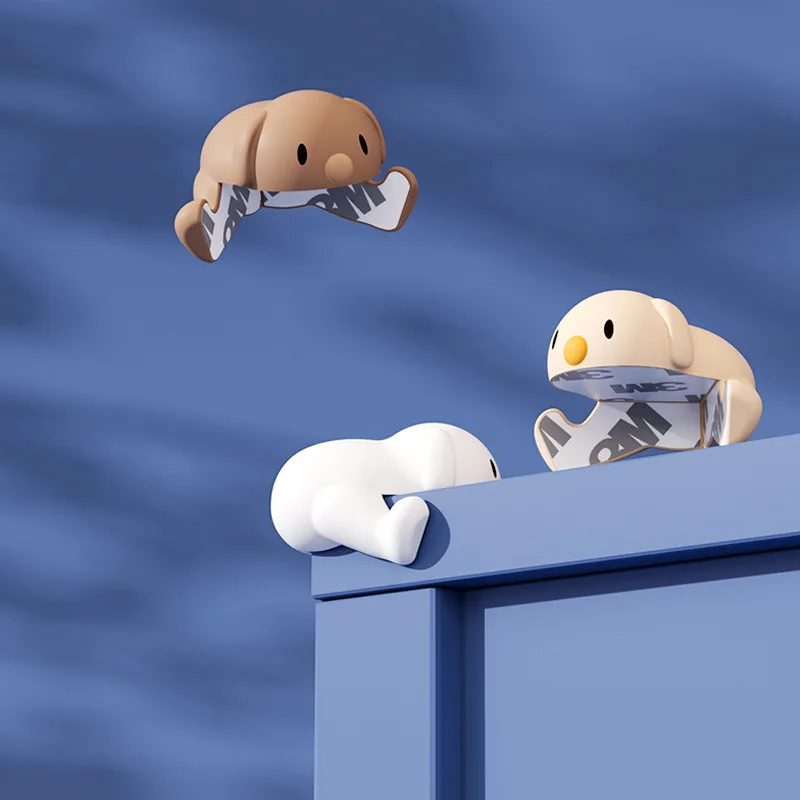 New Cartoon Animal Dog Silicone Table Corner Protector Safety for Baby Child Protection From Children Furniture Security Covers