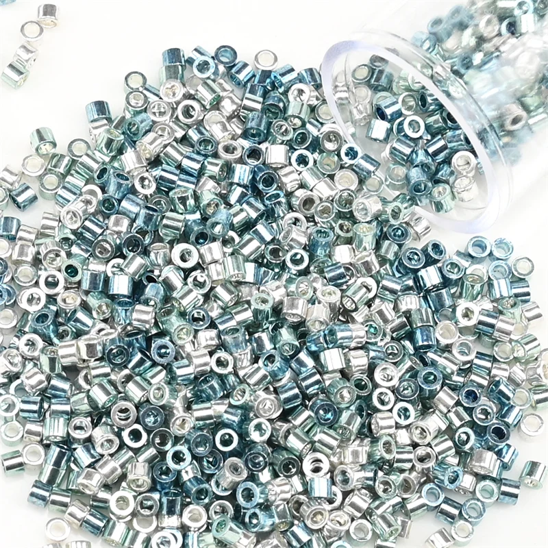 Elegant Metallic Seed Beads in Golden & Silver Tones - 1200pcs