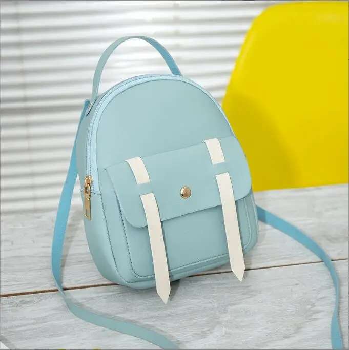 

2023 New Casual Girls Backpack PU Waterproof Female Shoulder School Bags Lady