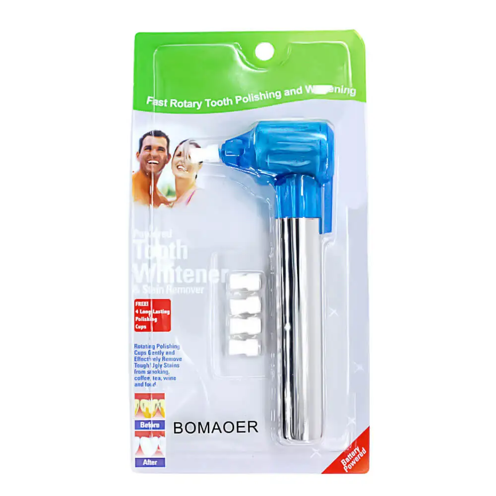 Electric Blue Tooth Polisher & Whitening Stain Remover