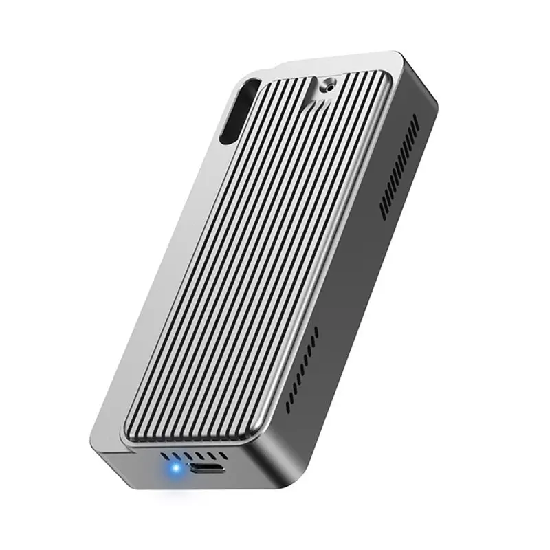 【선물】M.2 Nvme SSD용 인클로저- USB4.0 40Gbps(Thunderbolt4/3용) USB4 지원 2280 B+ M M-Key SSD 크기