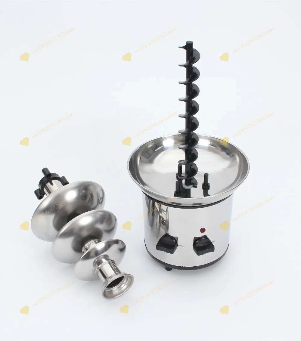 Large 4 Tier Chocolate Melting Tower DIY Chocolate Mixer Fountain Waterfall Molt