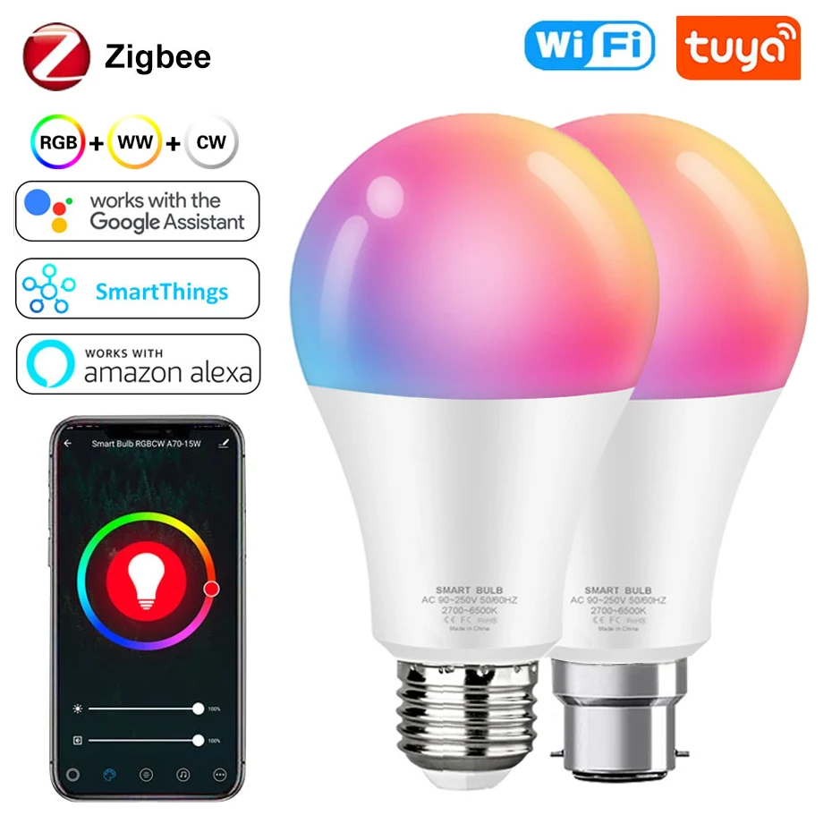 ZigbeeSmartLEDLightBulb18WE27B22RGBWWCWTuyaWiFiLampDimmableVoice.jpg