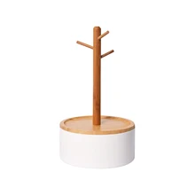 

Watch Bracelets Key Holder Tree Shape Display Jewelry Stand Home Decor Earrings Portable Storage Tray For Necklaces Tabletop